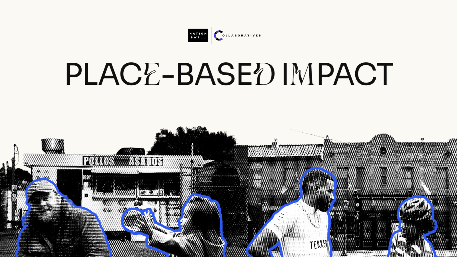 Designed graphic of place-based community impact