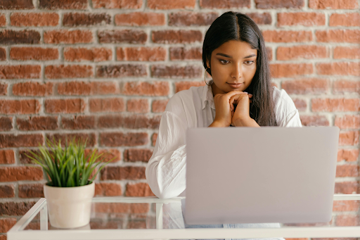 Woman on laptop
