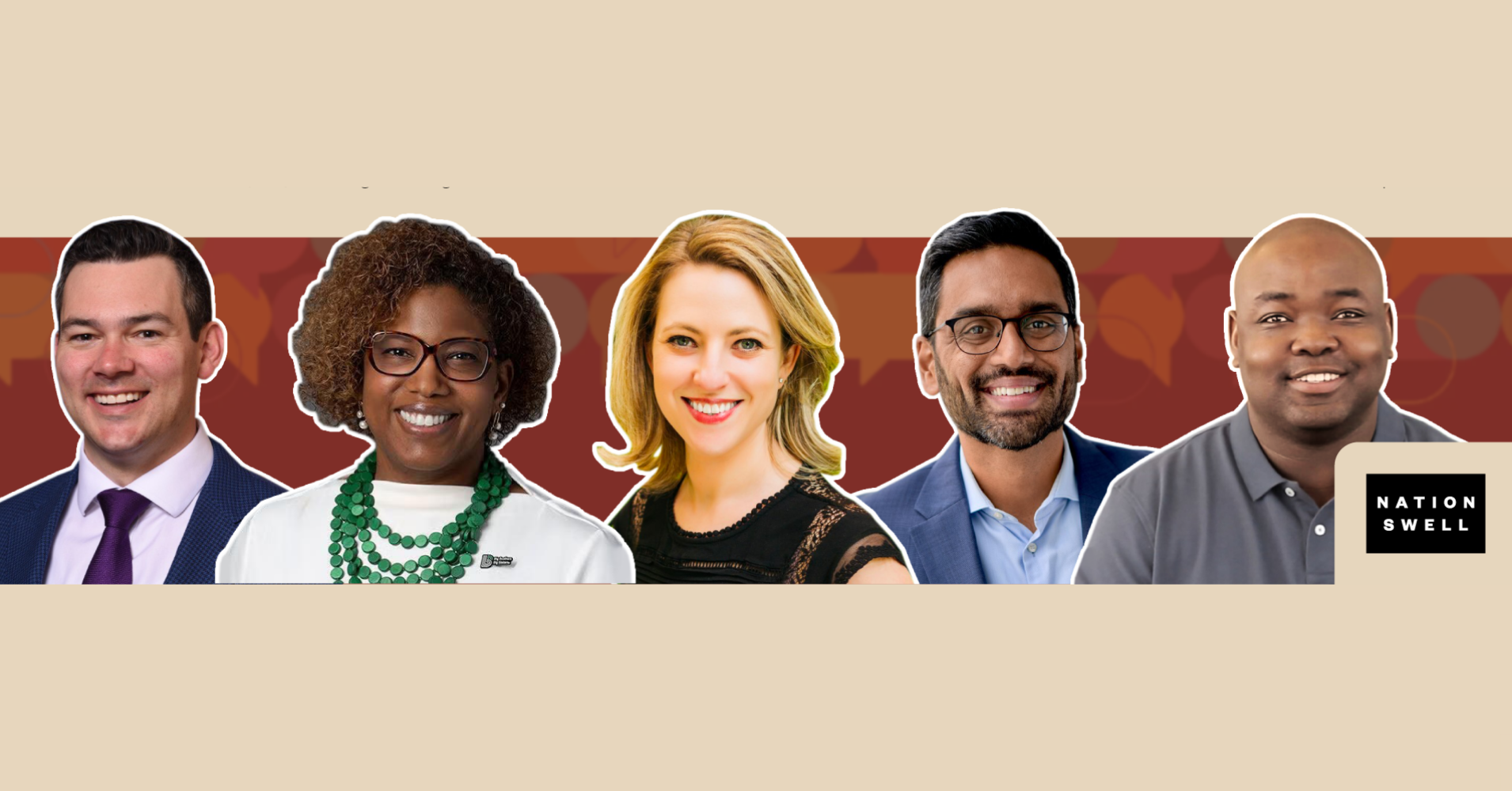 Panelists for NationSwell's MainStage event, Restoring Social Connection in America.